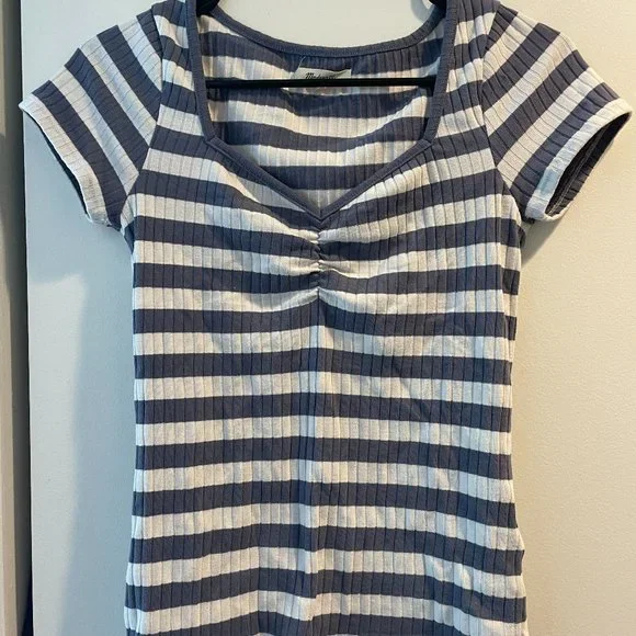 Madewell Ribbed Sweetheart Tee - Picture 2 of 5